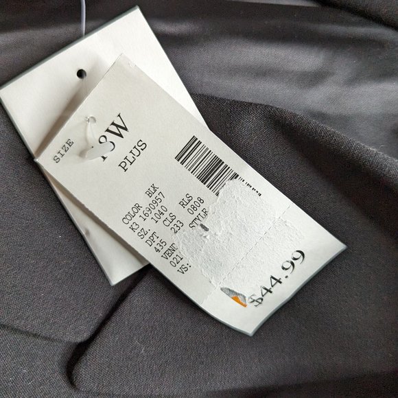 Studio 1940 Black Button Front Blazer NWT Size 18W - Picture 10 of 15